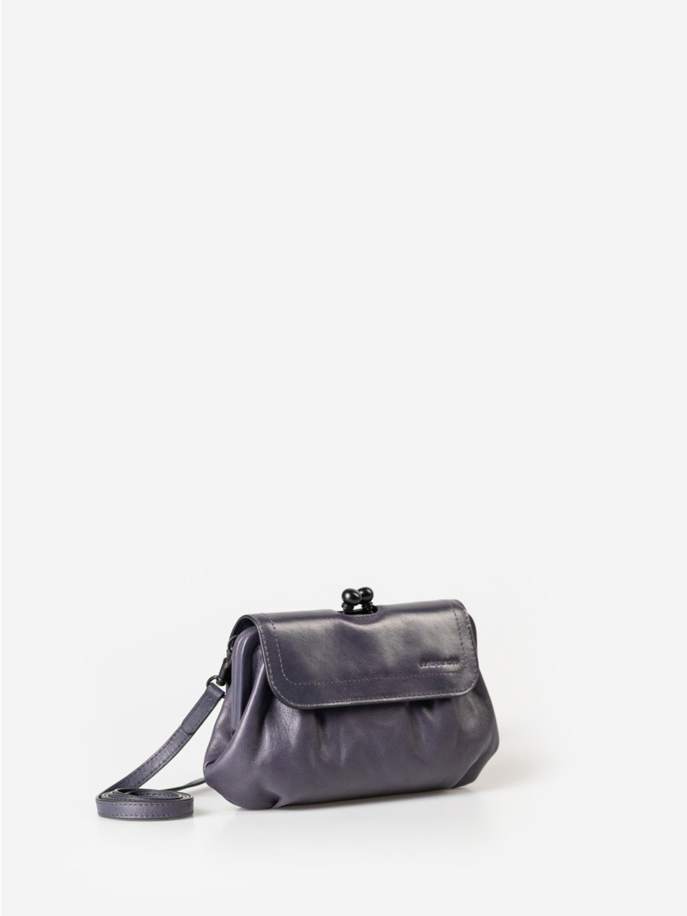 Aunts & Uncles Mrs Whoopie Pie Grey Leather Crossbody Wallet Clutch 3in1 German